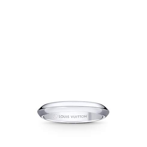 Categories Wedding Bands LV Diamonds 3mm Band, Platinum | Louis Vuitton ® (Product zoom)