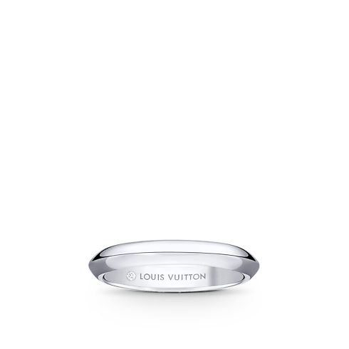 Categories Wedding Bands LV Diamonds 3mm Band, Platinum | Louis Vuitton ® (Product zoom)