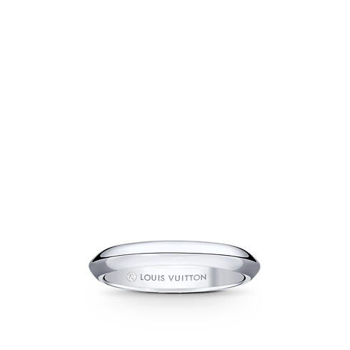 Categories Wedding Bands LV Diamonds 3mm Band, Platinum | Louis Vuitton ® (Product zoom)