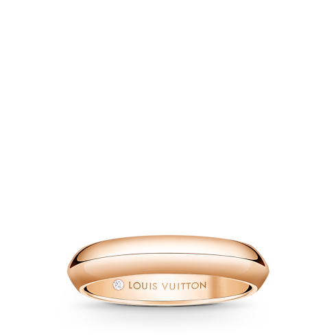 Categories Wedding Bands LV Diamonds 4mm Band, Pink Gold | Louis Vuitton ® (Product zoom)