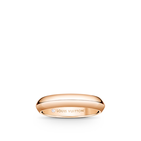 Categories Wedding Bands LV Diamonds 4mm Band, Pink Gold | Louis Vuitton ® (Product zoom)