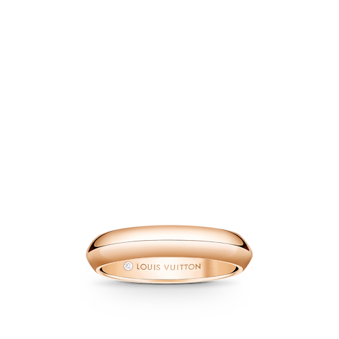 Categories Wedding Bands LV Diamonds 4mm Band, Pink Gold | Louis Vuitton ® (Product zoom)
