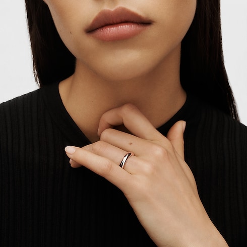 Categories Wedding Bands LV Diamonds 4mm Band, Pink Gold | Louis Vuitton ® (Product zoom)