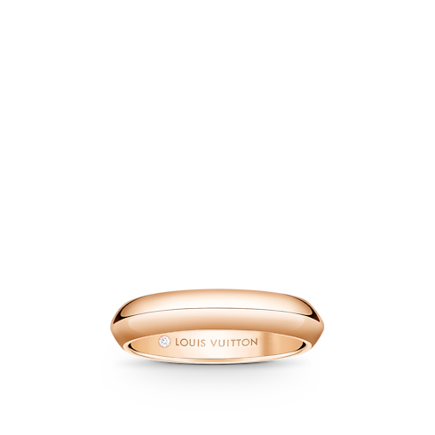 Categories Wedding Bands LV Diamonds 4mm Band, Pink Gold | Louis Vuitton ® (Product zoom)