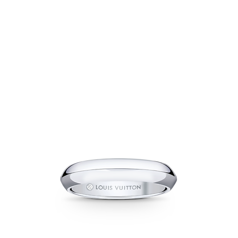 Categories Wedding Bands LV Diamonds 4mm Band, Platinum | Louis Vuitton ® (Product zoom)