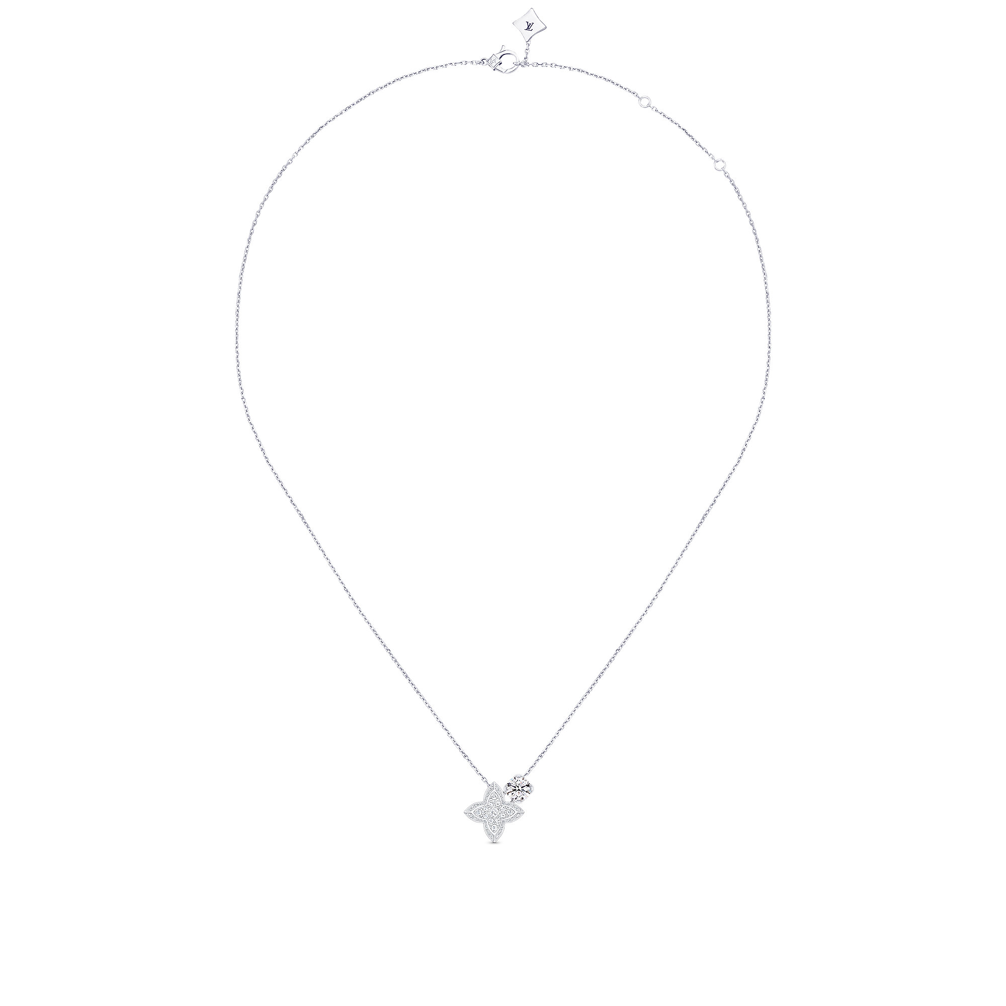 LV Diamonds Double Pendant