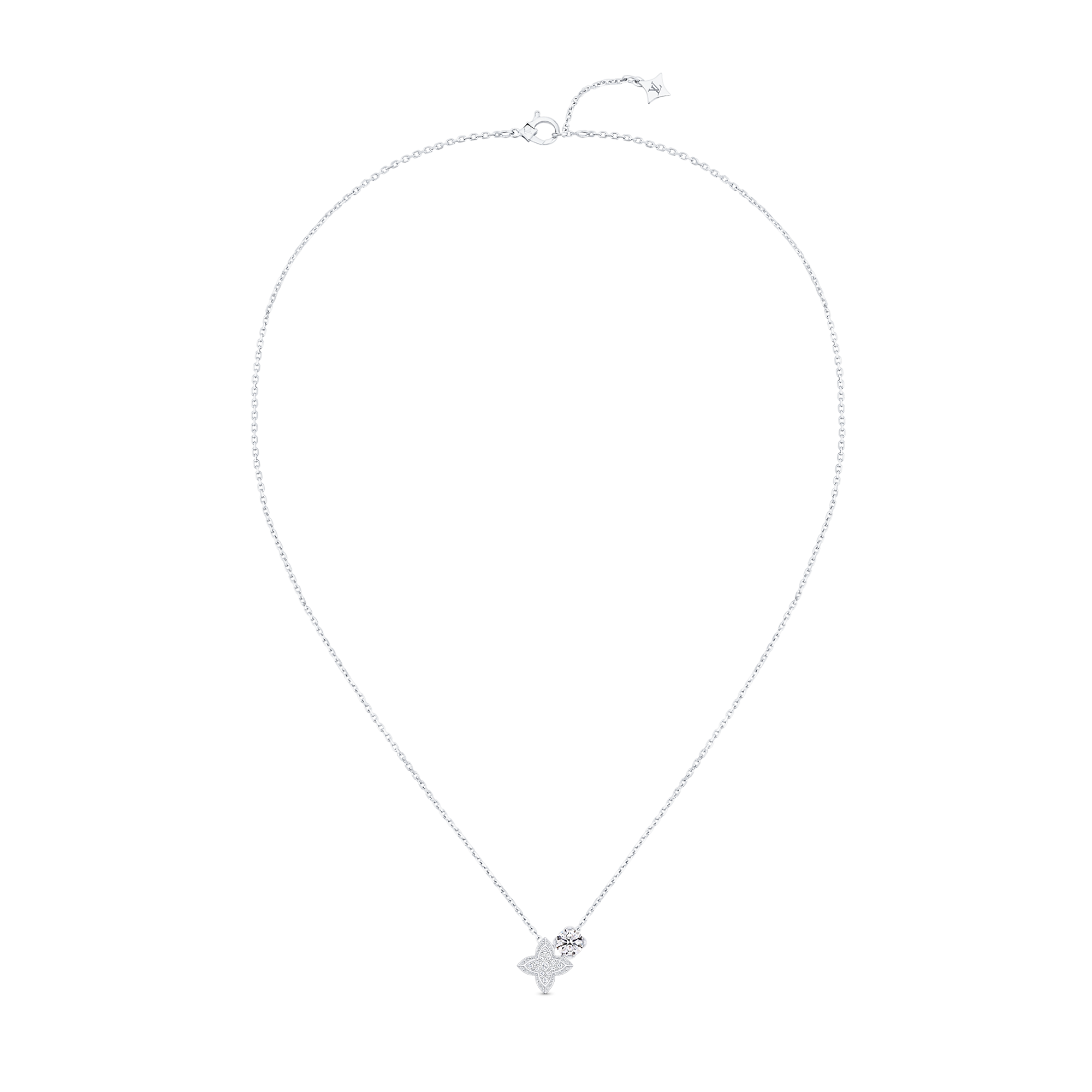 LV Diamonds Double Pendant