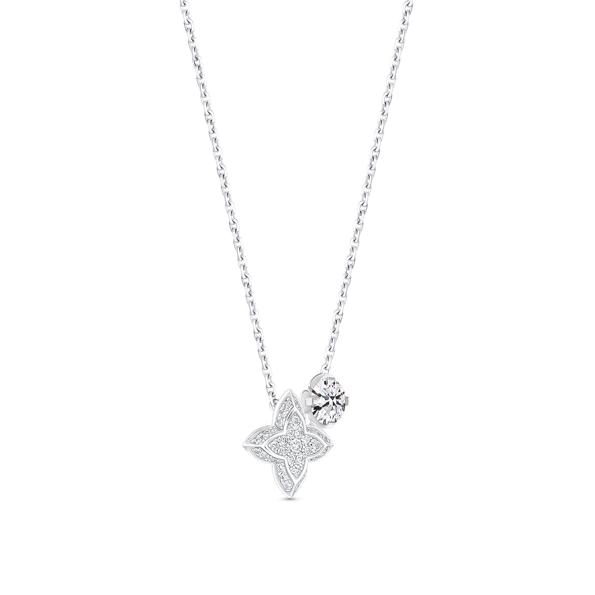  Collections LV Diamonds LV Diamonds Double Pendant, Round Brilliant cut | Louis Vuitton ® (Product zoom)