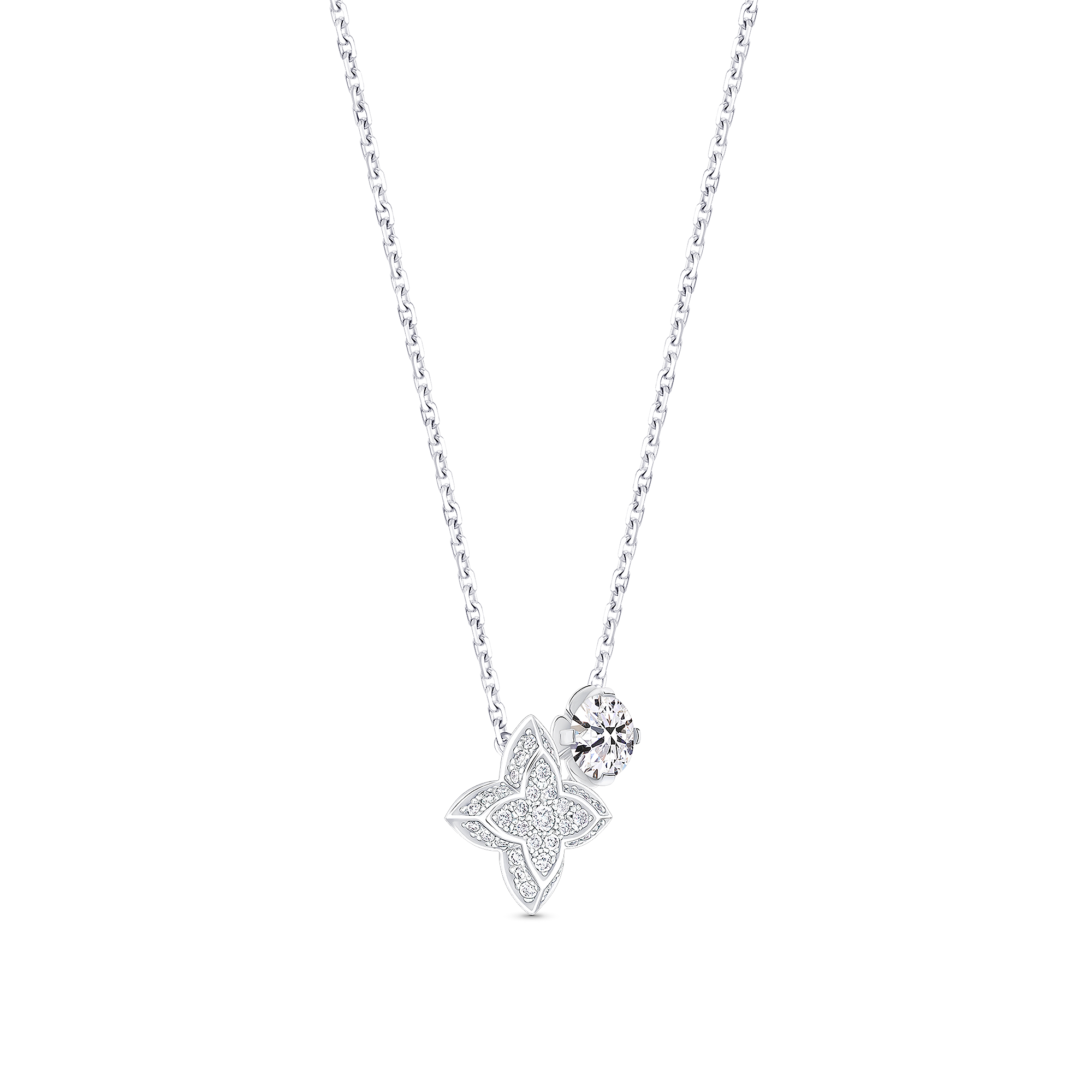 LV Diamonds Double Pendant