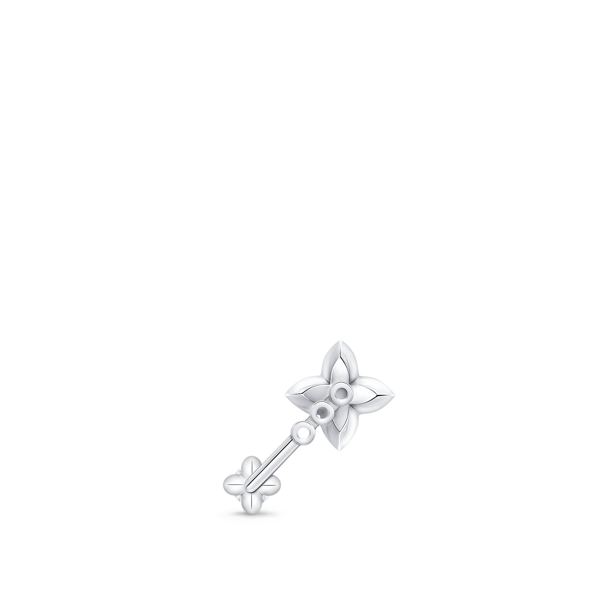 LV Diamonds Double Stud, Round Brilliant cut - per unit