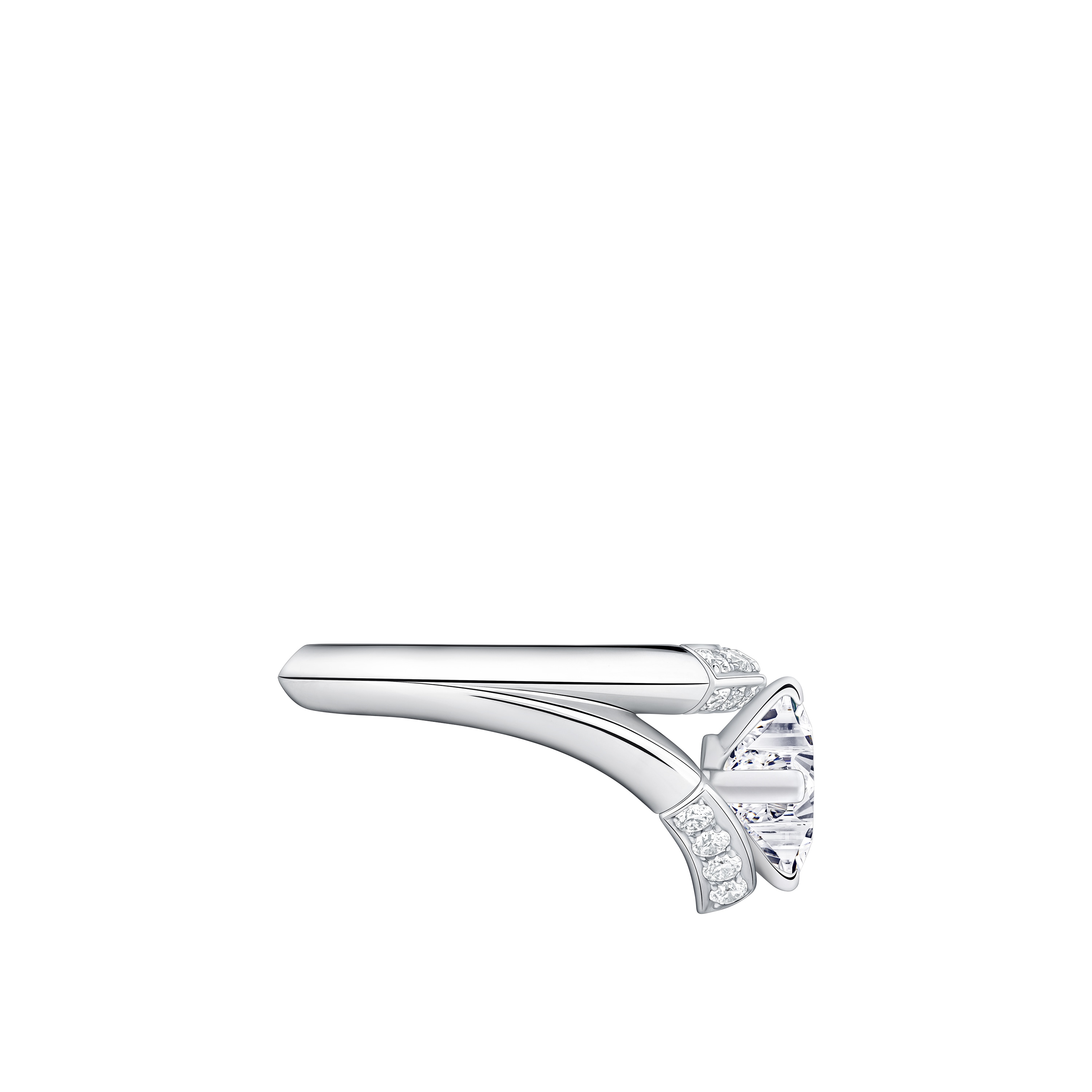  Collections LV Diamonds LV Diamonds Pavé Double Ring, LV Monogram Star cut | Louis Vuitton ® (Product zoom)