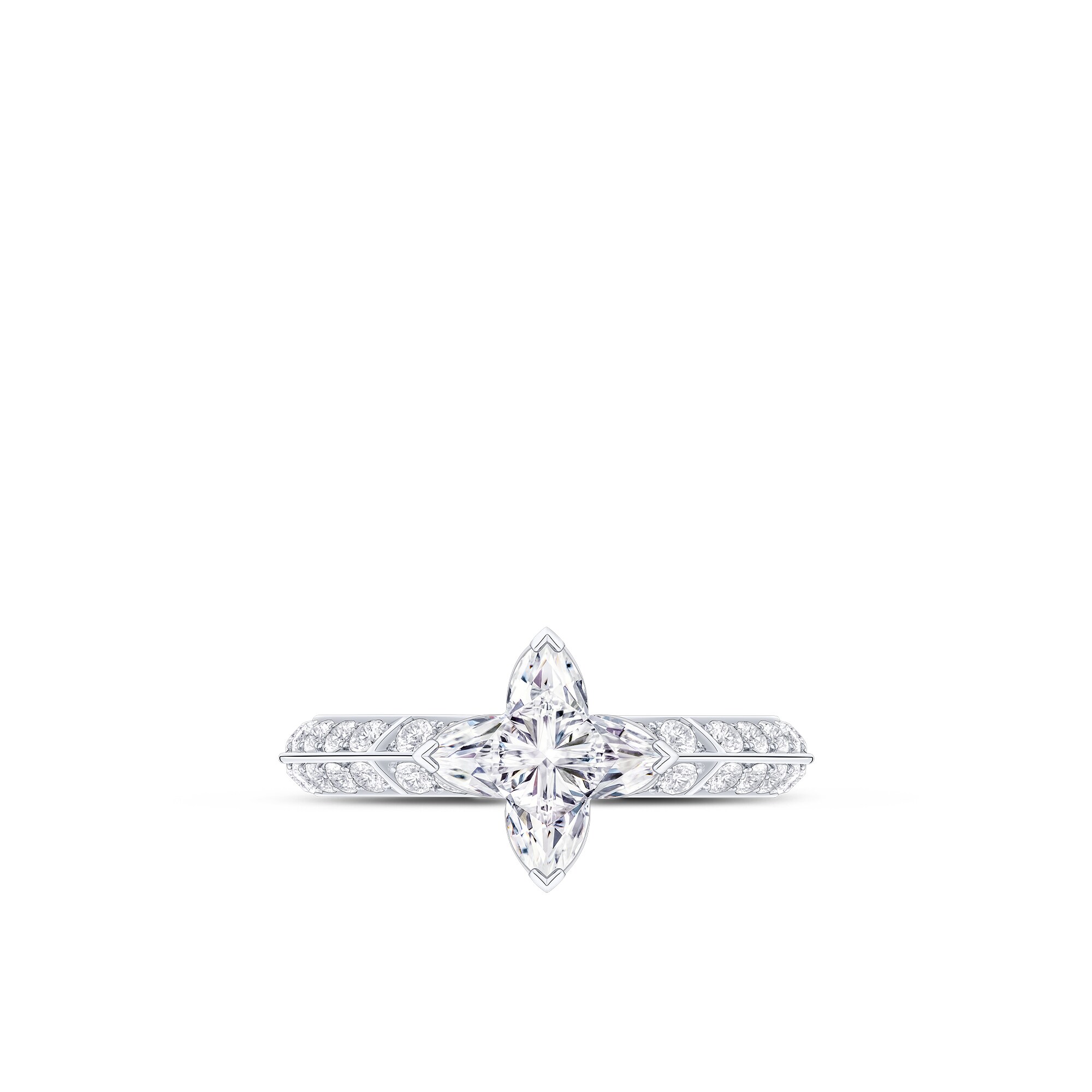  Collections LV Diamonds LV Diamonds Pavé Solitaire, LV Monogram Star cut | Louis Vuitton ® (Product zoom)