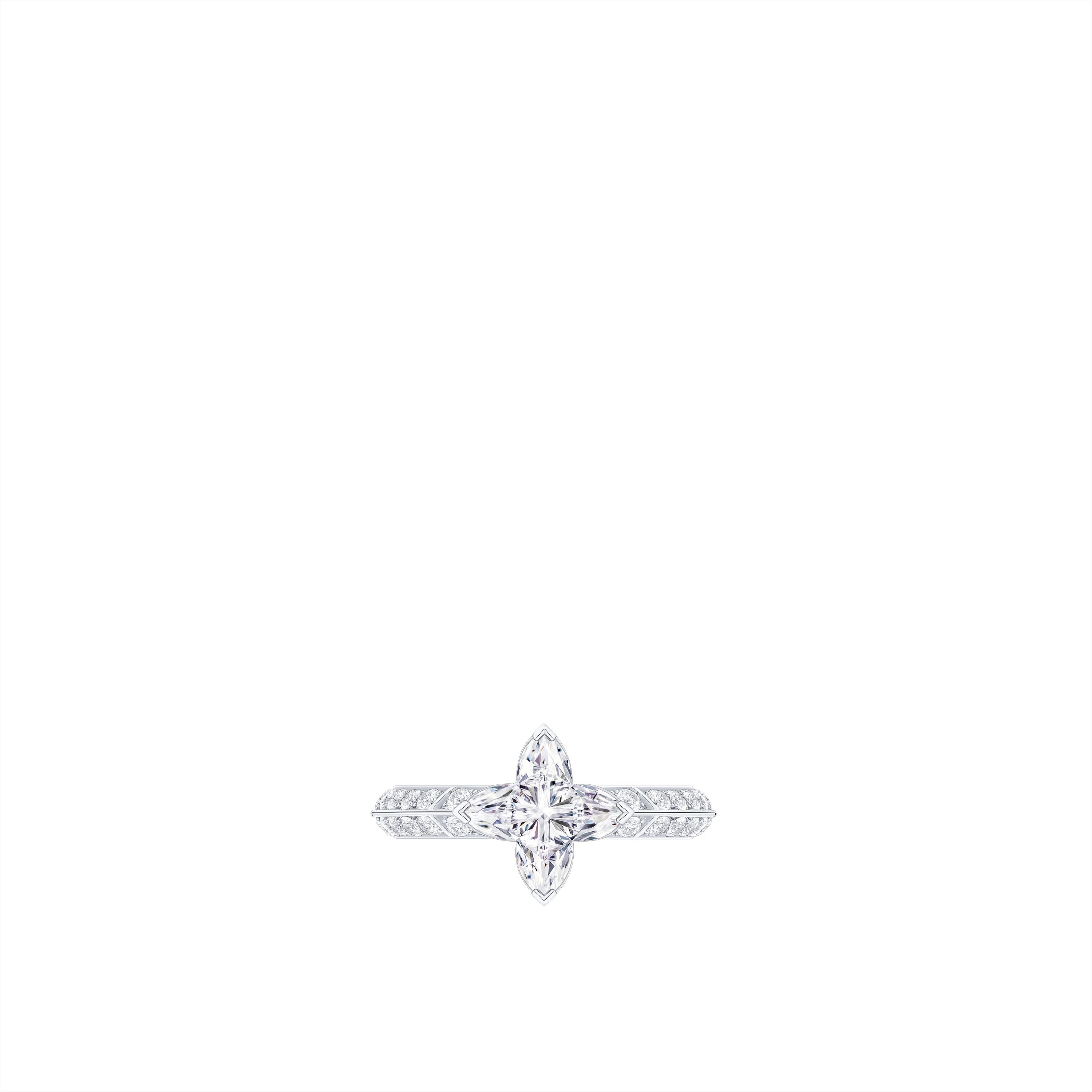  Collections LV Diamonds LV Diamonds Pavé Solitaire, LV Monogram Star cut | Louis Vuitton ® (Product zoom)