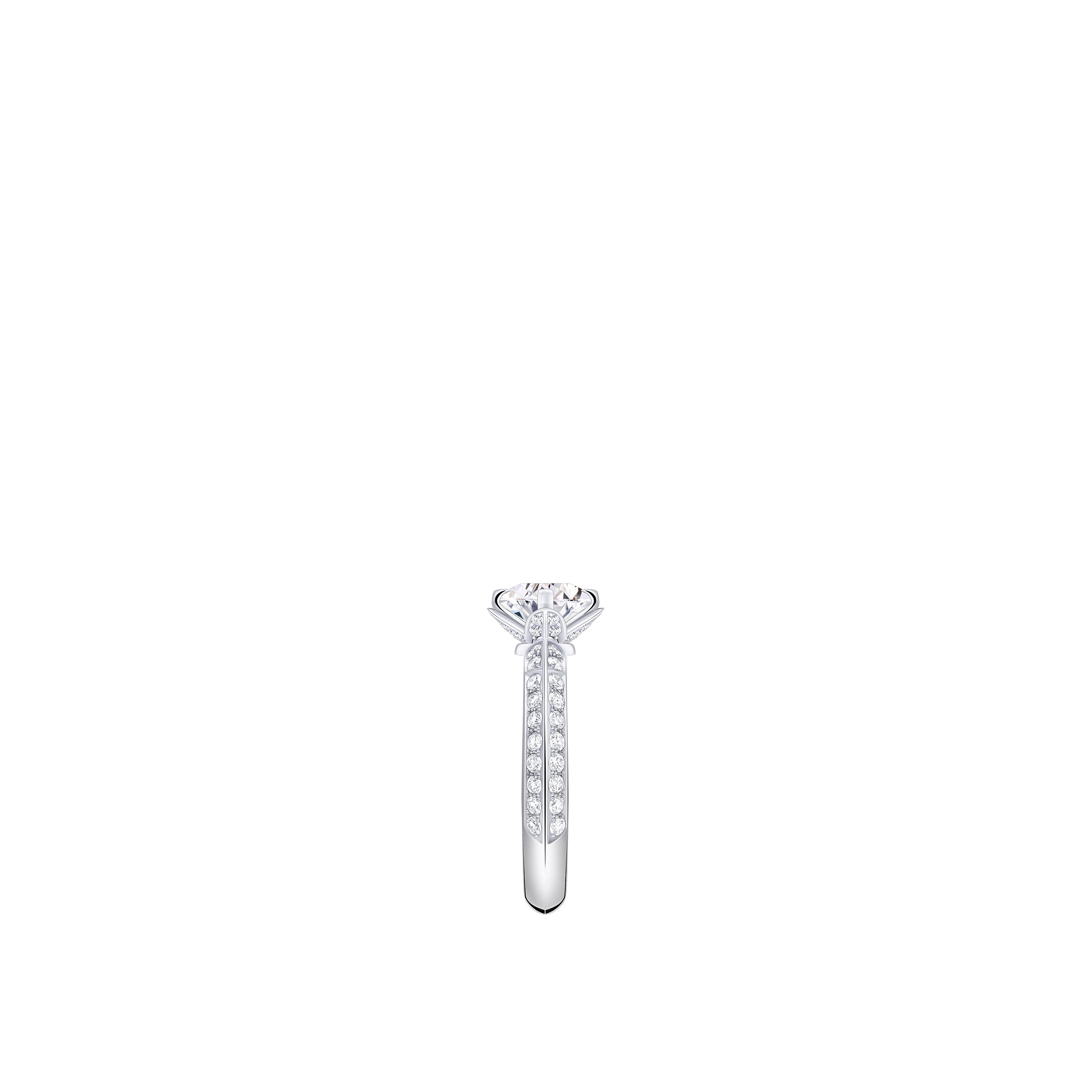  Collections LV Diamonds LV Diamonds Pavé Solitaire, Round Brilliant cut | Louis Vuitton ® (Product zoom)