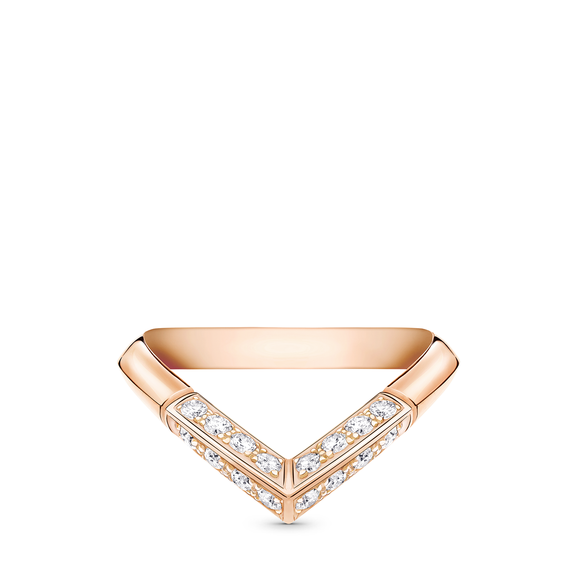 LV Diamonds Pavé V Ring
