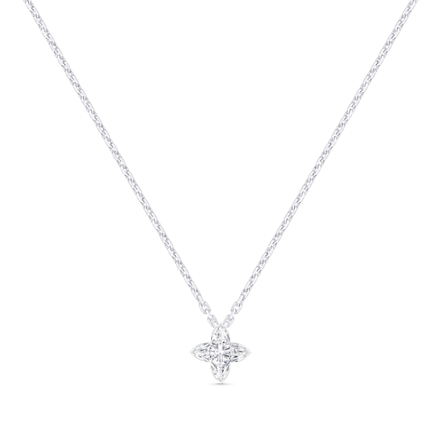 Categories Necklaces and Pendants LV Diamonds Pendant, LV Monogram Star cut | Louis Vuitton ® (Product zoom)