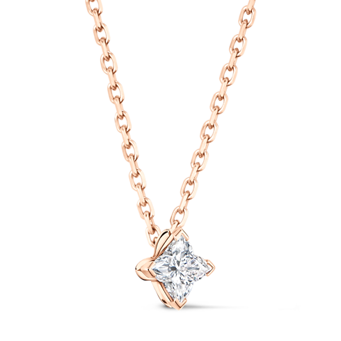 Categories Necklaces and Pendants LV Diamonds Pendant, LV Monogram Star cut | Louis Vuitton ® (Product zoom)