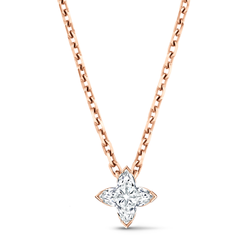 Categories Necklaces and Pendants LV Diamonds Pendant, LV Monogram Star cut | Louis Vuitton ® (Product zoom)
