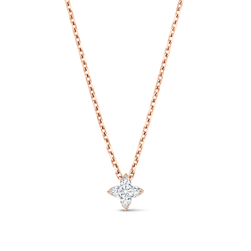 Categories Necklaces and Pendants LV Diamonds Pendant, LV Monogram Star cut | Louis Vuitton ® (Product zoom)