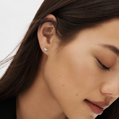 Collections LV Diamonds LV Diamonds Stud, LV Monogram Star cut - per unit | Louis Vuitton ® (Product zoom)