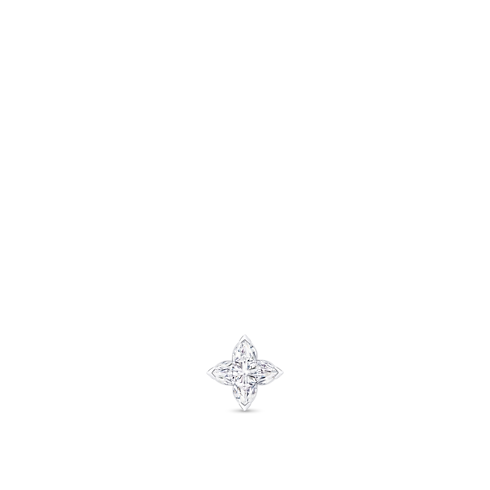 LV Diamonds Stud, LV Monogram Star cut - per unit Front View