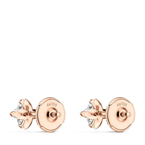 Categories Earrings LV Diamonds Stud, LV Monogram Star cut - per unit | Louis Vuitton ® (Product zoom)