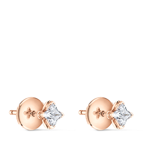 Categories Earrings LV Diamonds Stud, LV Monogram Star cut - per unit | Louis Vuitton ® (Product zoom)