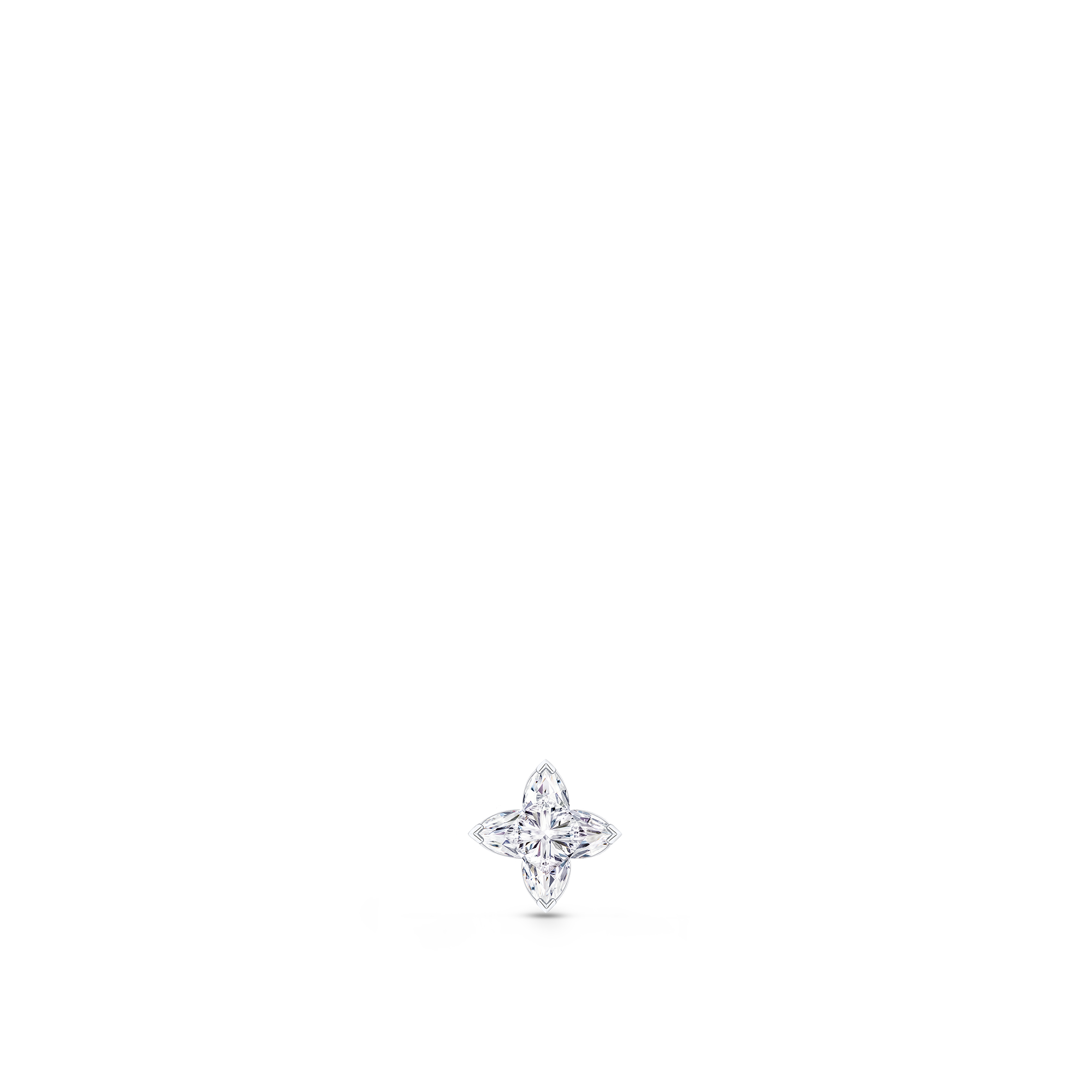  Categories Earrings LV Diamonds Stud, LV Monogram Star cut - per unit | Louis Vuitton ® (Product zoom)