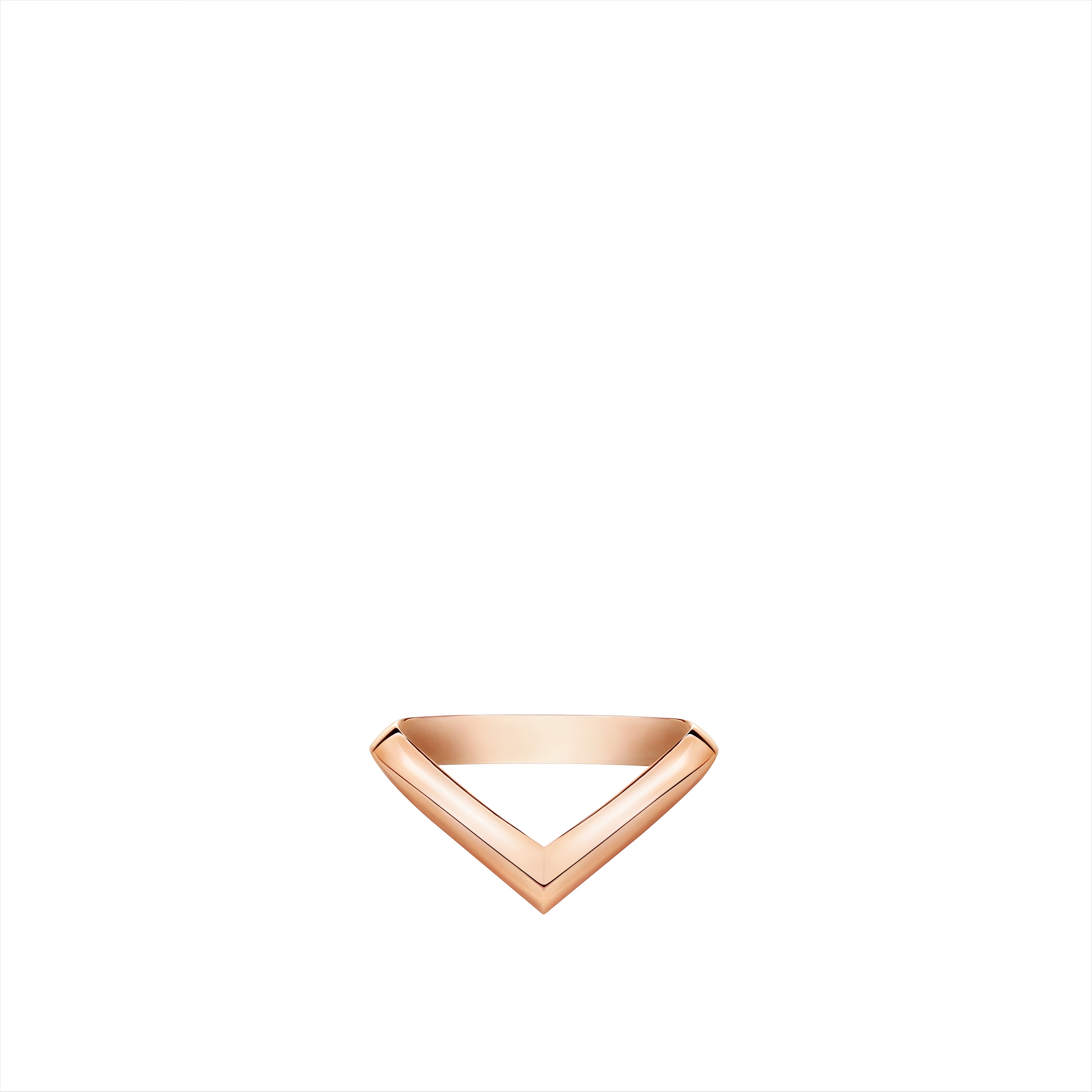  Categories Wedding Bands LV Diamonds V Ring, Pink Gold | Louis Vuitton ® (Product zoom)