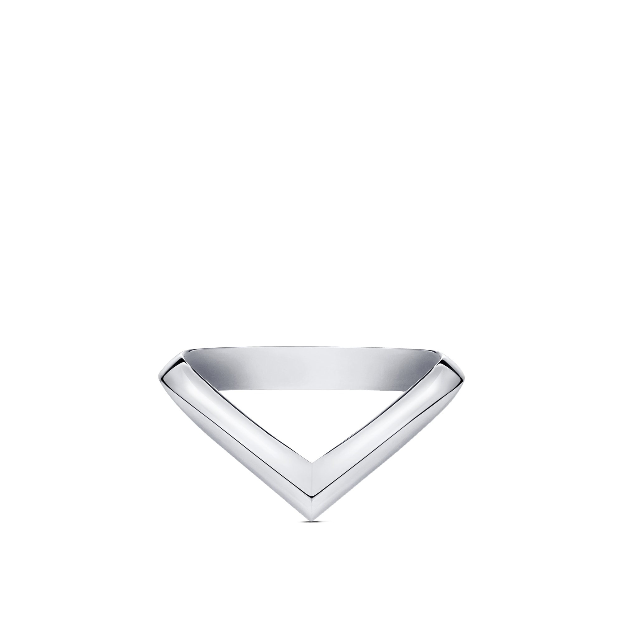  Categories Wedding Bands LV Diamonds V Ring, Platinum | Louis Vuitton ® (Product zoom)