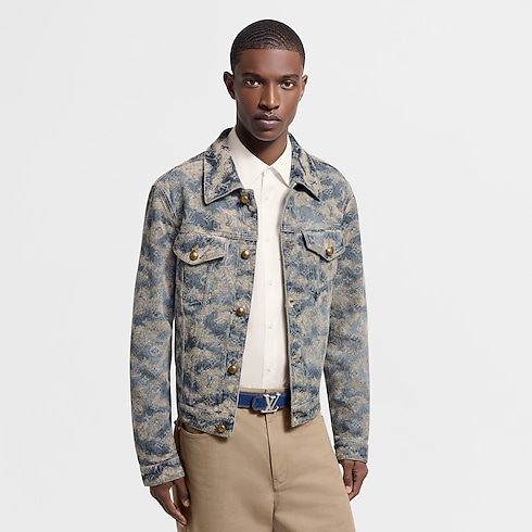 Accessories Belts LV Dimension Denim 35mm Reversible Belt | Louis Vuitton ® (Product zoom)