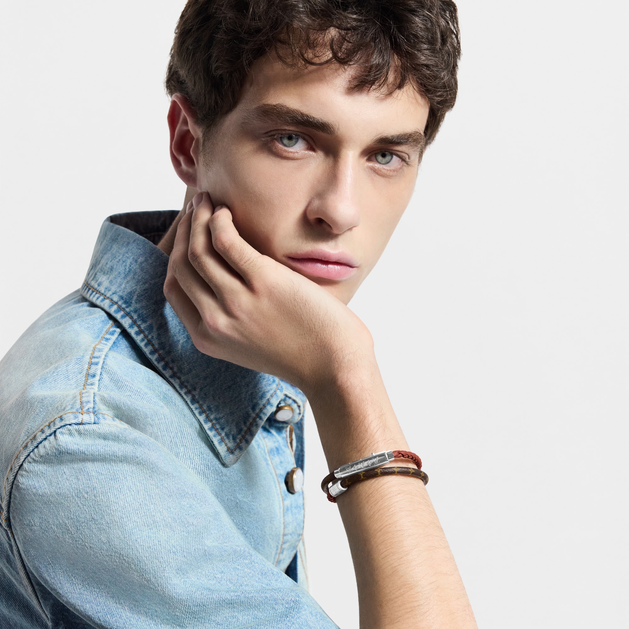  Fashion Jewelry Bracelets LV Double Spin Monogram Heritage Bracelet | Louis Vuitton ® (Product zoom)