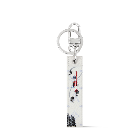 LV Dragonne Sport Key Holder and Bag Charm Back View