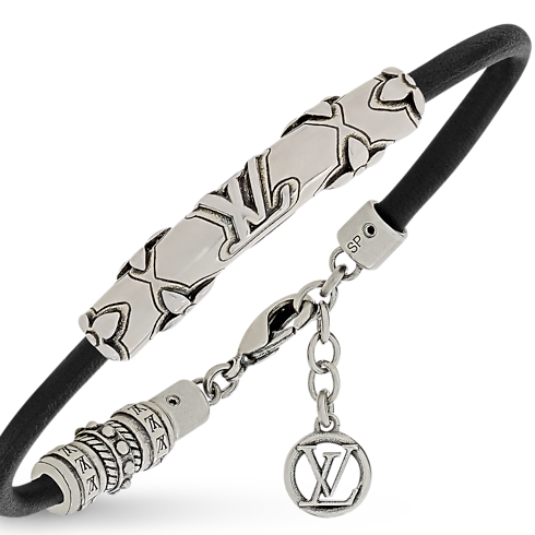 Fashion Jewelry Bracelets LV Drift Leather Bracelet | Louis Vuitton ® (Product zoom)