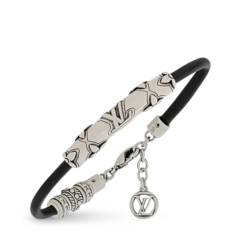 Fashion Jewelry Bracelets LV Drift Leather Bracelet | Louis Vuitton ® (Product zoom)