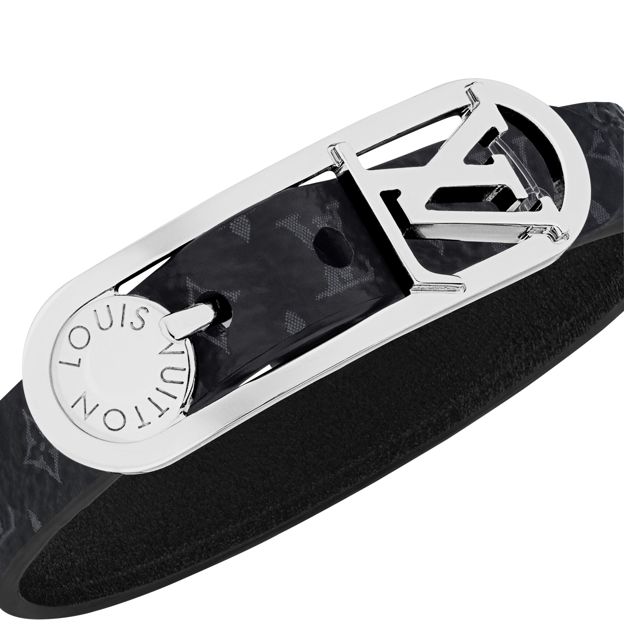 Monogram Eclipse Canvas Fashion Jewelry Bracelets LV Duo Bracelet | Louis Vuitton ® (Product zoom)