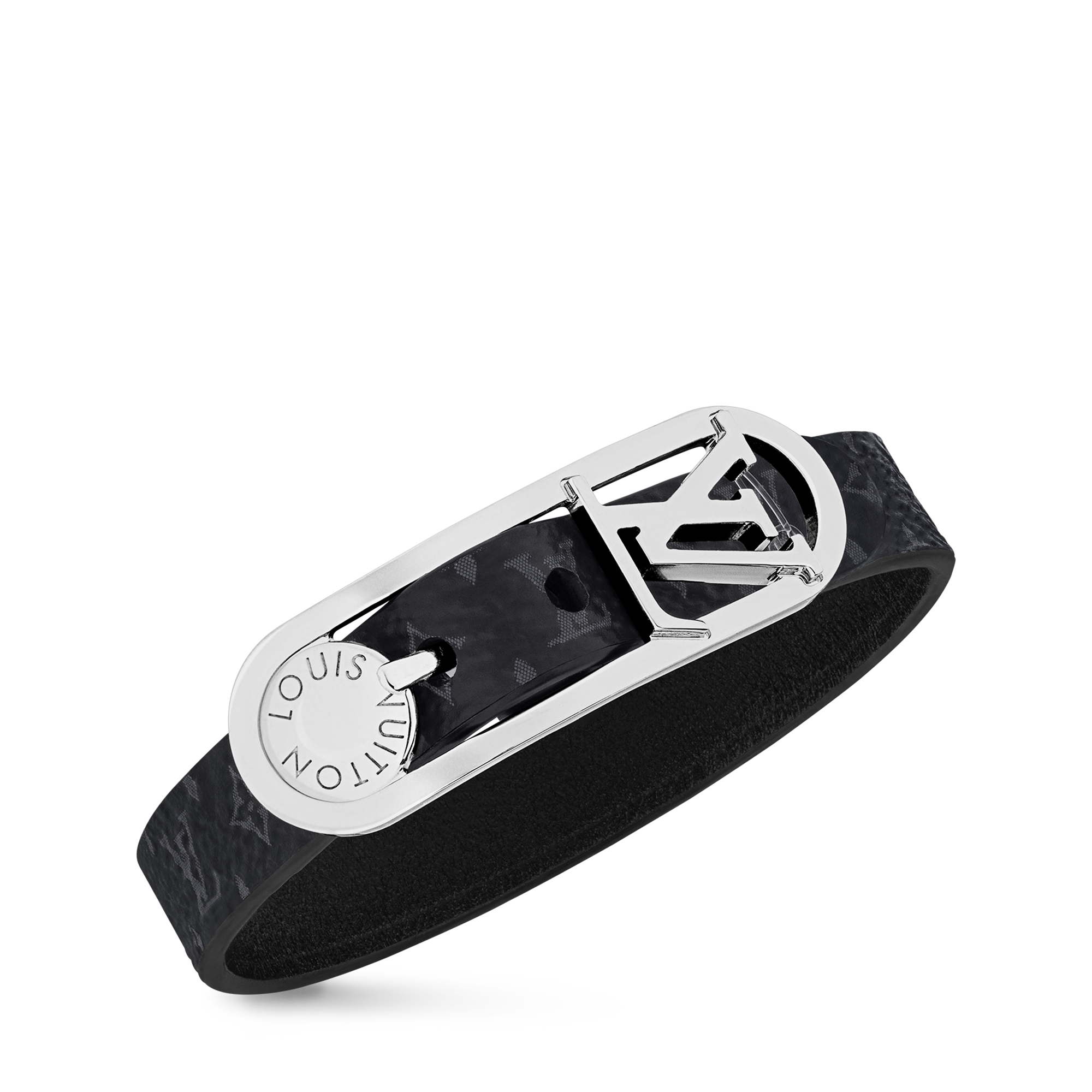 Monogram Eclipse Canvas Fashion Jewelry Bracelets LV Duo Bracelet | Louis Vuitton ® (Product zoom)