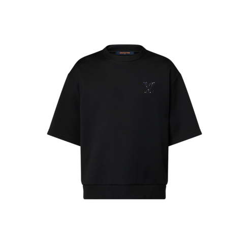 Ready-to-Wear T-Shirts and Polos LV Embellished Jersey T-Shirt | Louis Vuitton ® (Product zoom)