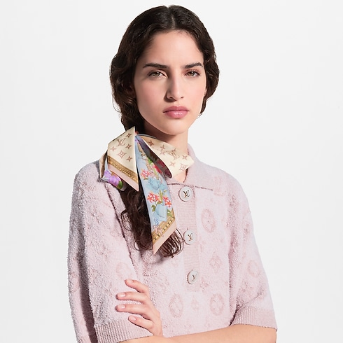 S00 Accessories Silk Squares and Bandeaus LV En Fleurs BB Bandeau | Louis Vuitton ® (Product zoom)