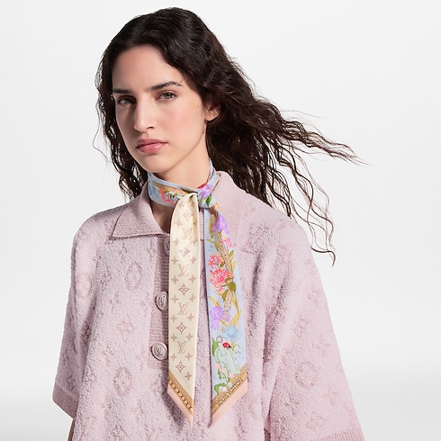 S00 Accessories Silk Squares and Bandeaus LV En Fleurs BB Bandeau | Louis Vuitton ® (Product zoom)