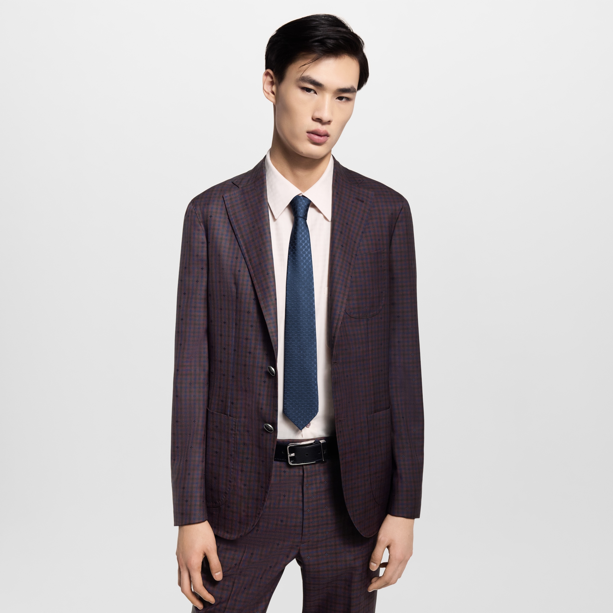 S00 Accessories Ties and Pocket Squares LV Fishnet Tie | Louis Vuitton ® (Product zoom)
