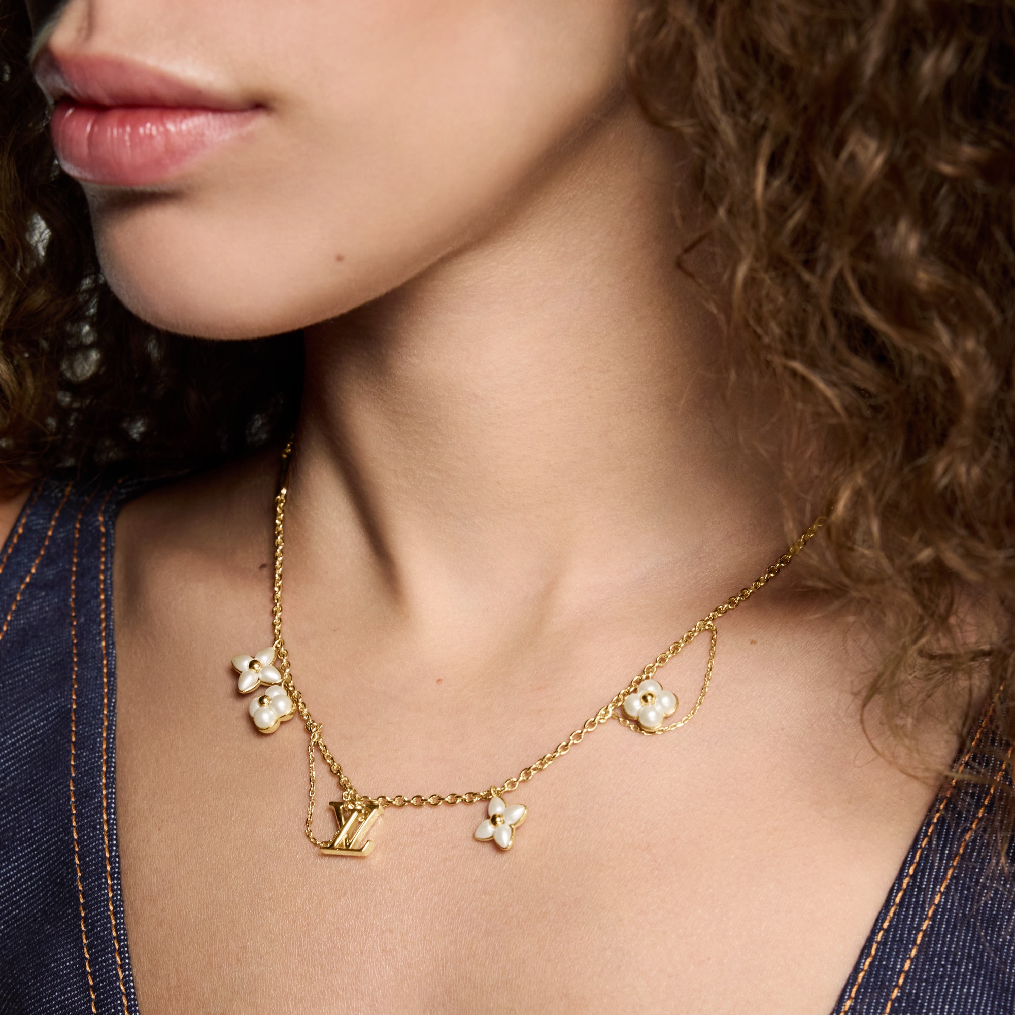 S00 Fashion Jewelry All Fashion Jewelry LV Floragram Necklace | Louis Vuitton ® (Product zoom)