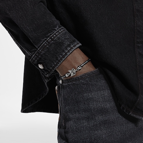 LV Flower Bracelet Cropped Worn View