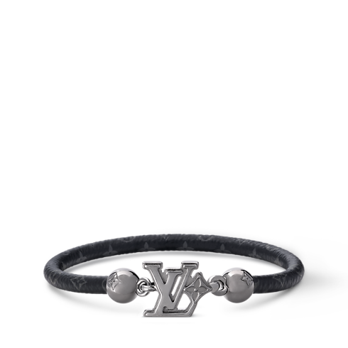 Monogram Eclipse Canvas Fashion Jewelry Bracelets LV Flower Bracelet | Louis Vuitton ® (Product zoom)