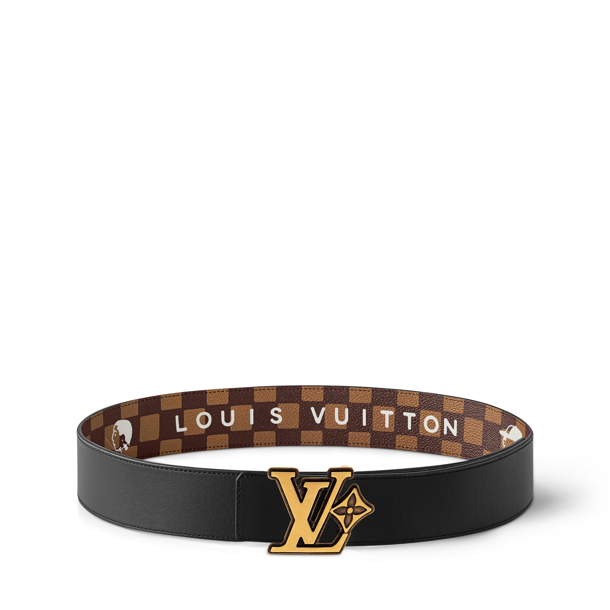LV Flower Damier Phriendship 40mm Reversible Belt