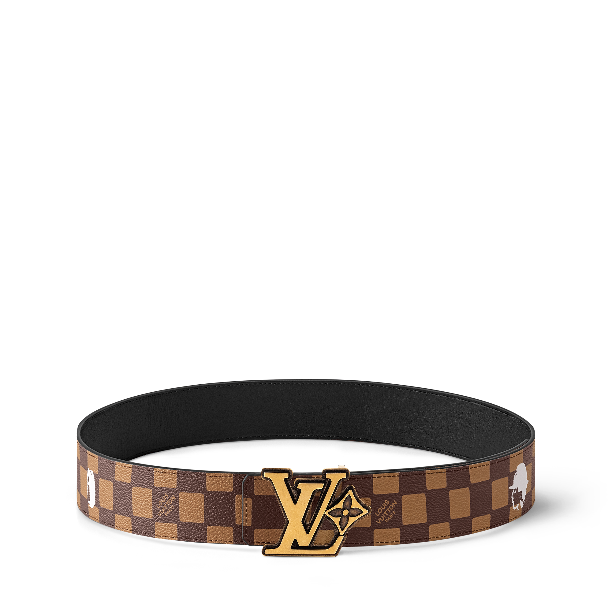 LV Flower Damier Phriendship 40mm Reversible Belt