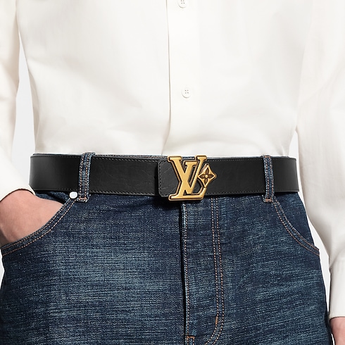 Accessories Belts LV Flower Damier Phriendship 40mm Reversible Belt | Louis Vuitton ® (Product zoom)