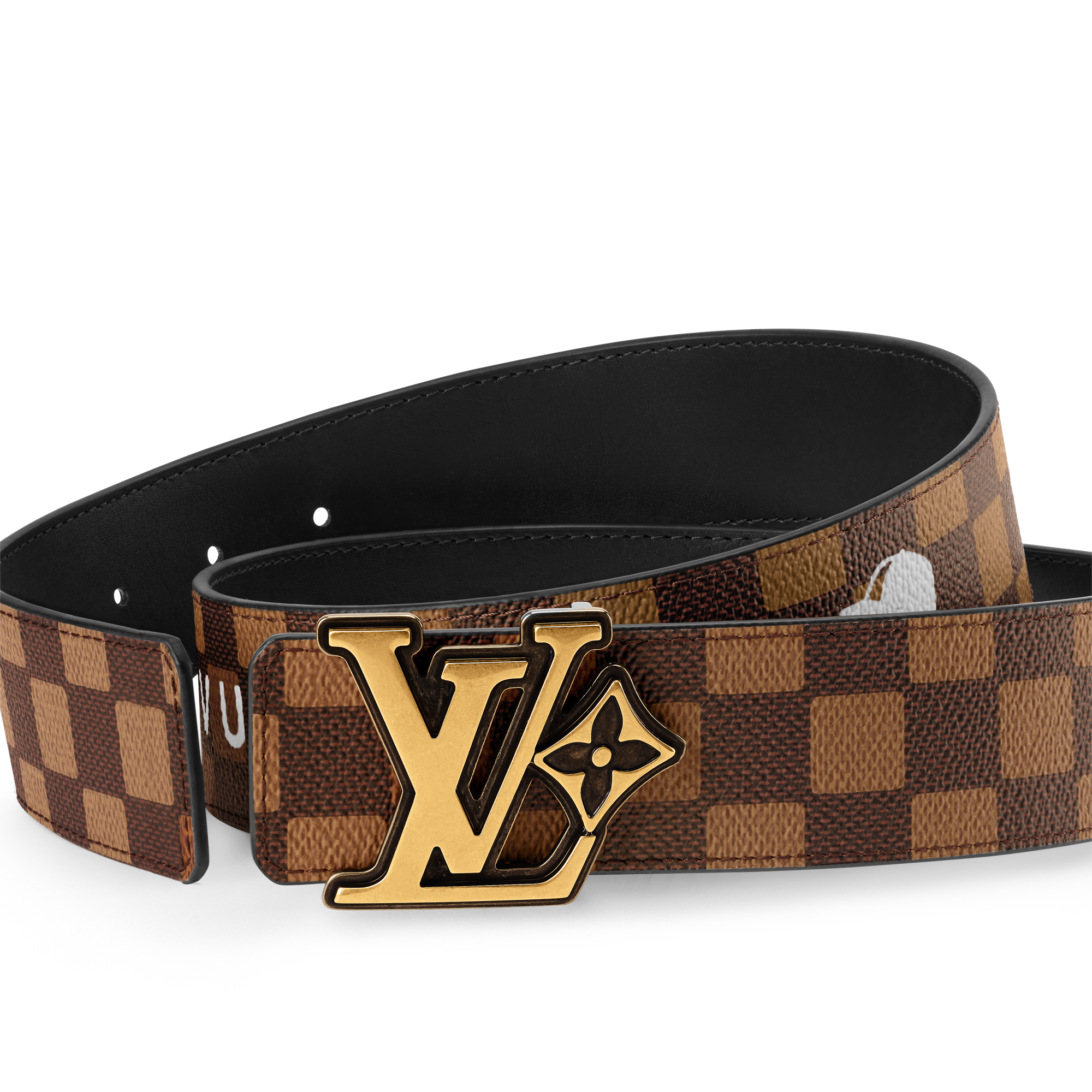  Accessories Belts LV Flower Damier Phriendship 40mm Reversible Belt | Louis Vuitton ® (Product zoom)