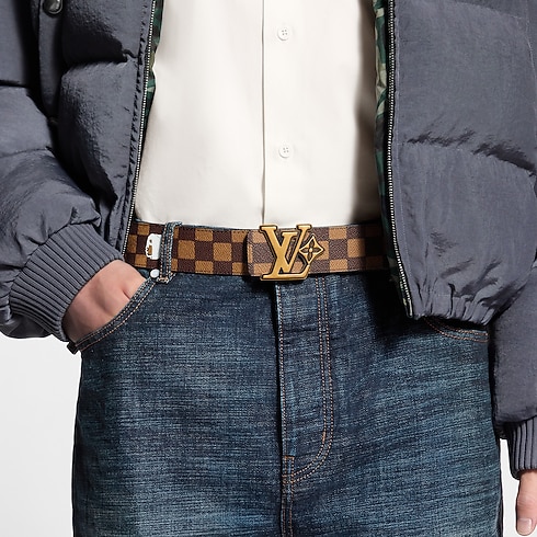 Accessories Belts LV Flower Damier Phriendship 40mm Reversible Belt | Louis Vuitton ® (Product zoom)
