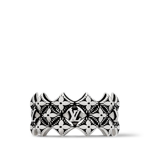 S00 Fashion Jewelry Rings LV Flower Field Ring | Louis Vuitton ® (Product zoom)